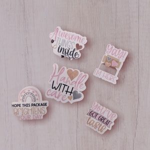 100 Shipping Stickers